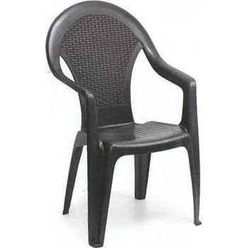 Zahradní plastová židle s područkami - UZN