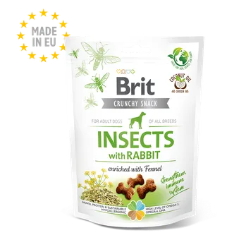 Pro psa Brit Care Crunchy Cracker. Insects with Rabbit enriched with Fennel 200g