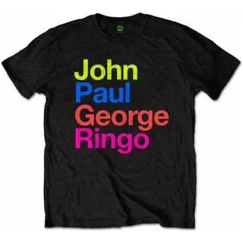 Pánské tričko Merch The Beatles: Tričko Jpg&r Pepper Suit Colours M