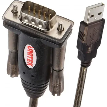 Datový kabel Unitek adaptér USB - RS-232 [Y-105]