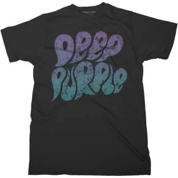 Pánské oblečení Merch Deep Purple: Deep Purple Unisex T-shirt: Bubble Logo (xx-large) XXL