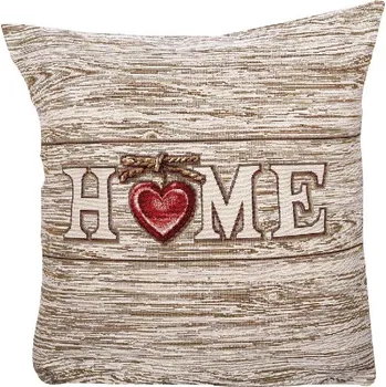 Dekorativní polštářek Dekorační polštář HOME, 45x45 cm