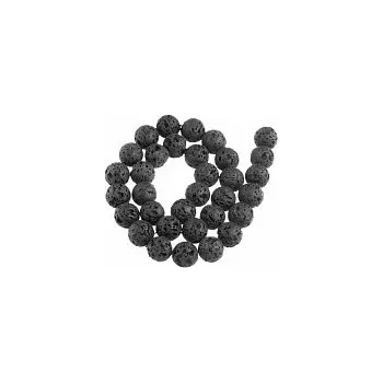 Dětské navlékací korálky Láva, korálky 10 mm (38 ks)