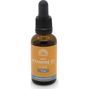 Doplněk stravy Mattisson Vegan vitamin D3 - 25 mcg - 25ml
