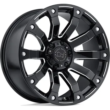 Disk Black Rhino selkirk disk 18x9 5x150 110.1 et12, gloss black
