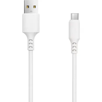 Datový kabel SETTY USB - microUSB kabel 1,0 m 3A bílá (GSM106096)