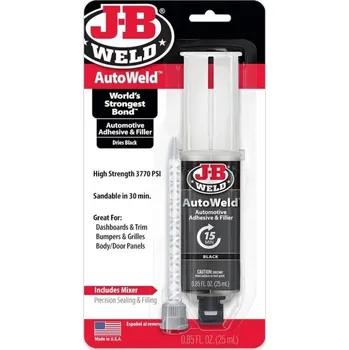 Průmyslové lepidlo J-B WELD 50138 odolné automobilové epoxidové lepidlo AutoWeld ( 25ml ) + směšovač 50138