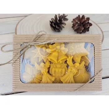 Svíčka Staročeské vánoční ozdoby z včelího vosku