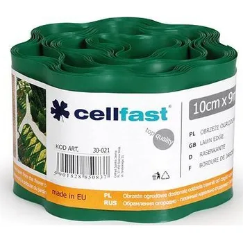 Zahradní obrubník Lem trávníku zelený 100 mm/9 m