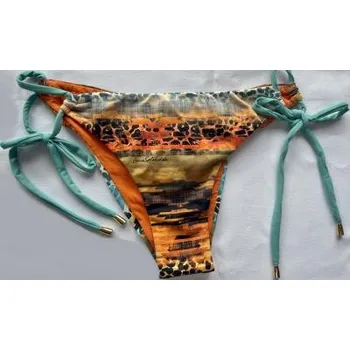 Dámské plavky Dámské plavky LUNA Africa 93836 brazilky vzorované L