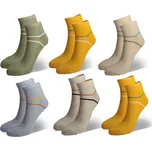 PESAIL Dámské kotníkové zdravotní ponožky Z884 - 6 páry Velikost: 35-38