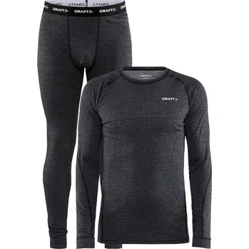 Pánská sportovní souprava Craft CORE WOOL MERINO SET černá 1909711-998000 - XL | UK 9,5 | US 10,5