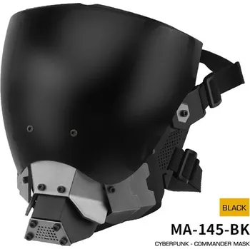 Airsoft Wosport WST Cyberpunk maska s Anti-Fog zorníkem - Černá