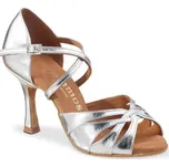 Rummos,Dámská obuv na latinu R520/50, stříbrná kůže 39.5