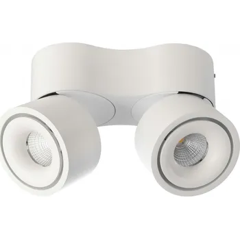 Deko-Light stropní přisazené svítidlo, Uni II Mini Double, Tilt, 21 W, DIM, 2700 K, 220-240V 1360 lm 160 mm bílá 348235