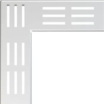 Odvodňovací žlab Rošt Alcadrain (Alcaplast) pro drenážní žlab rohový 75 mm, nerez ADZ-R301R