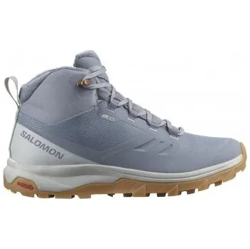 Dámská treková obuv dámská zimní obuv Salomon OUTsnap CSWP W - šedá (Salomon OUTsnap CSWP W - 472899 - Flint Stone/Pearl Blue/Gum3)