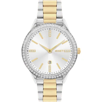 Hodinky MINET Náramkové stříbrno-zlaté dámské hodinky AVENUE MWL5311 (POŠTOVNÉ ZDARMA!! )
