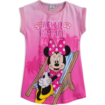 Dívčí pyžamo Dívčí noční košile DISNEY MINNIE HELLO SUMMER pink Velikost: 98