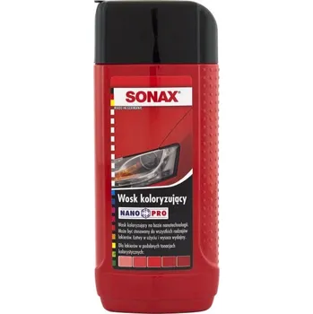 SONAX NanoPro Barevná leštěnka, 250ml - Červená