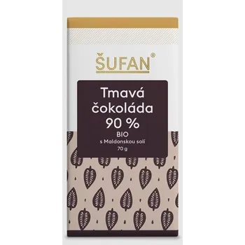 Šufan čokoláda tmavá 90% s Maldonskou solí 70g
