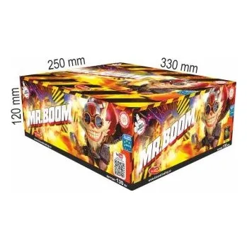 Zábavní pyrotechnika Pyrotechnika Kompakt 130ran / 20mm Mr.Boom