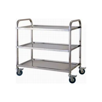 Vozík nerezový 3-policový