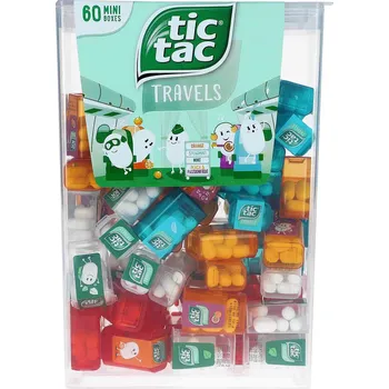 TIC TAC DRAŽÉ MINI BOX TRAVELS MIX NĚMECKO!