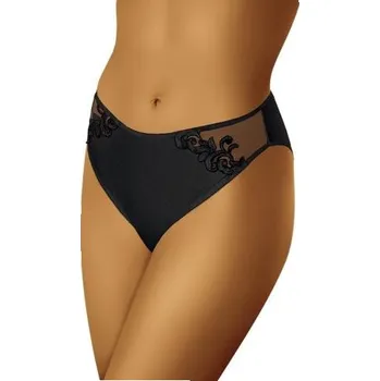 Dámské spodní prádlo Dámské kalhotky Wolbar Iris black černé S