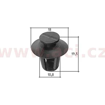 Autodíl plastová příchytka (sada 10 ks), UP 55134Z