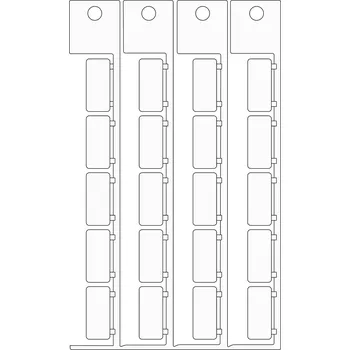 Pásek do tiskárny TAG 9X20 FOR SAT920-SA1121 WHITE.