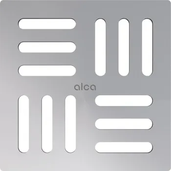 Odvodňovací žlab Designová mřížka Alcadrain (Alcaplast) 102 x 102 mm nerez MPV001