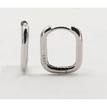Náušnice Stříbrné náušnice kroužky