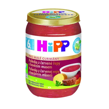 HIPP BIO Polévka z červené řepy s hovězím masem od 6. měsíce, 190 g