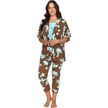 Dámský župan Dámský župan Taro 2715 hnědý hnědá 3XL