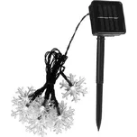 Solar SV/51M Solární světelný řetěz vločka čistá bílá, 30LED/6,5 Metrů (Solární řetěz 6,5 metrů)