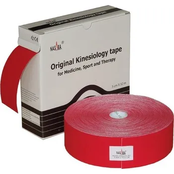 Tejpovací páska Tejp NASARA 5cm x 32 m klinický, červený