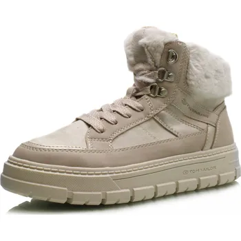 Dámská zimní obuv DÁMSKÉ KOTNÍKOVÉ BOTY TOM TAILOR 6390790001-00182 BÉŽOVÁ Barva: BÉŽOVÁ, Velikost: 41