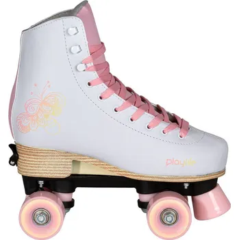 Kolečkové brusle Kolečkové brusle Playlife Quad Classic Pale Rose Adjustable, 31-34, 2x2, 54 Powerslide