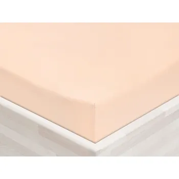 Prostěradlo Jersey napínací prostěradlo JR-021 Pudrové 180 x 200 - výška 20 cm