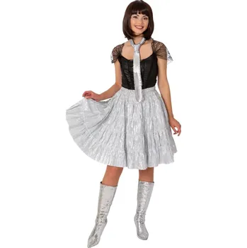 Karnevalový kostým Dámská sukně - Stříbrná