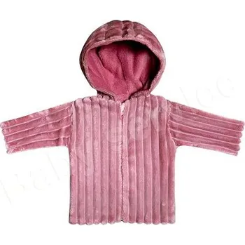 Kojenecká bunda kojenecký plyšový kabátek Baby service velikost 74