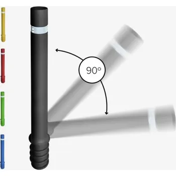 Plotový sloupek Sklopný sloupek Flex Barva: Červená