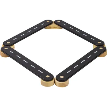 Dětské hřiště MeowBaby Dětská senzomotorická Montessori kladina, černá, 4ks