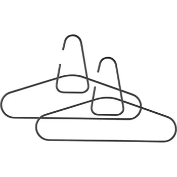 Věšák Sada 2 kovových ramínek A-hanger Black - ZONE DENMARK (Kovová ramínka A-hanger černé, 2 ks - ZONE DENMARK)