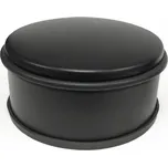 Dveřní zarážka Ø 110x60 mm, 1,1 kg, černá