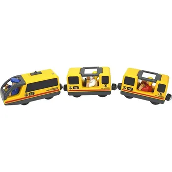 Vláček a vláčkodráha Pojízdný elektrický vláček na baterie (tři vagóny) Barva: 21