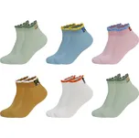 PESAIL Dámské kotníkové ponožky CW408 6 páry Velikost: 39-42