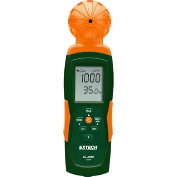 Extech CO240 měřič oxidu uhličitého (CO2) 0-9999 ppm | měření teploty a vlhkosti | USB rozhraní