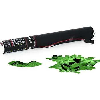Konfeta Tcm Fx elektronické dělo na konfety 40cm, metalické zelené konfety